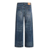 Retro Sandwashed Straight Leg Denim Jeans