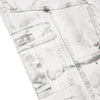 Graffiti Spray Washed Baggy Flared Denim Pants