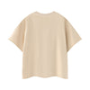 Snowflake Washed Raw Edge Boxy Cropped Tee