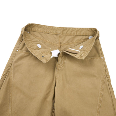 Retro Curved-Leg Relaxed Fit Cargo Pants