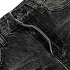 Vintage Washed Wide Leg Lightning Whisker Jeans