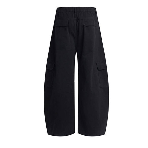 Vintage Multi-Pocket Curved Relaxed Pants