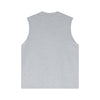 Panelled Back Seam Sleeveless T-Shirt