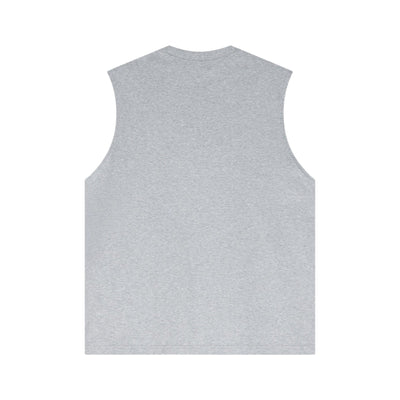 Panelled Back Seam Sleeveless T-Shirt
