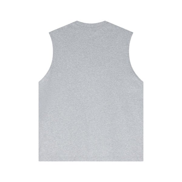 Panelled Back Seam Sleeveless T-Shirt