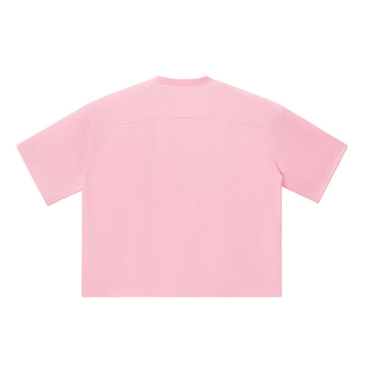 Boxy Retro Mesh Tech Knit Athletic Tee