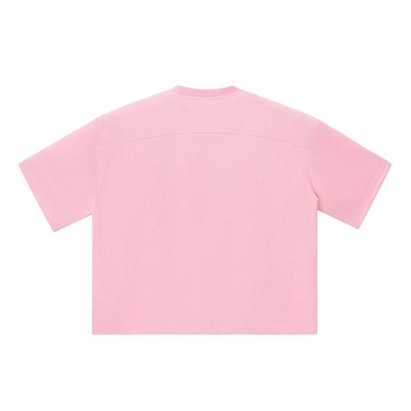 Boxy Retro Mesh Tech Knit Athletic Tee