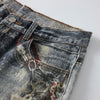 Street Digital Print Jeans-INNBLAC