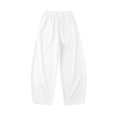 Colorblock Seam Detail Curved Leg Pants