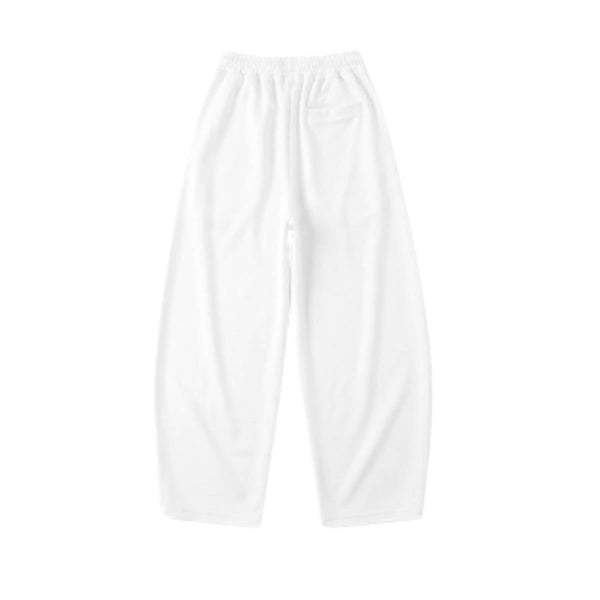 Colorblock Seam Detail Curved Leg Pants