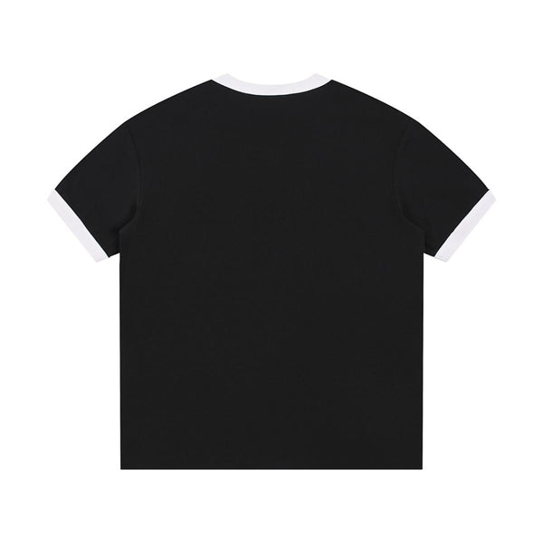 Crew Neck Boxy Fit Ringer Tee 220gsm