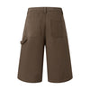Vintage Washed Distressed Utility Bermuda Shorts