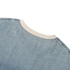 Washed Cotton Oversized Crew Neck Tee