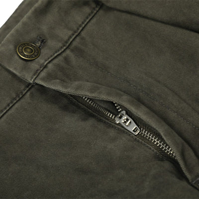 Men's Vintage Punk Cargo Pants – Wide-Leg, Zipper & Pockets