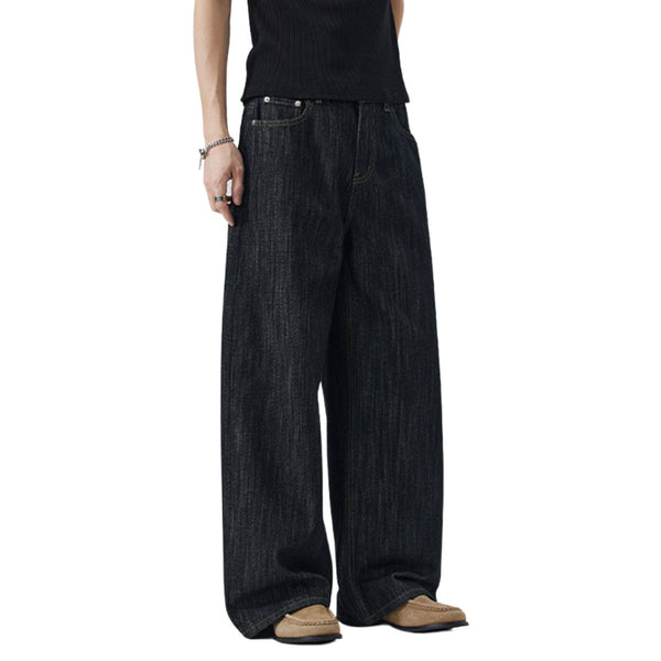 Vintage Embroidered Baggy Denim Jeans