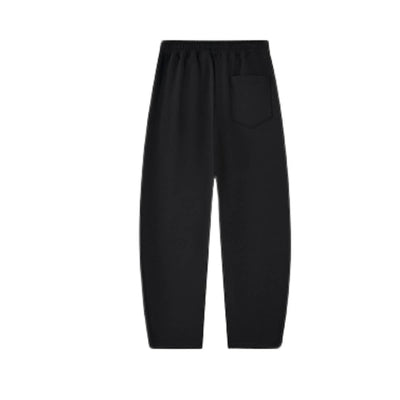 Boxy Curved Fit Elastic Waist Sweatpants