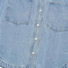 Fashion Lapel Long-sleeved Denim Shirt Jacket