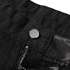 Minimalist Wide Leg Black Jeans