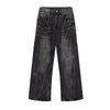 Vintage Whiskered Straight Leg Jeans