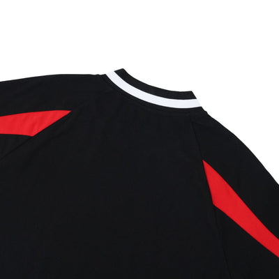 Colorblock V Neck Cotton Tee 250G