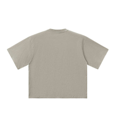 Mock Neck Oversized Vintage Tee