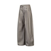 Vintage Curved Wide Leg Draped Trousers