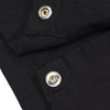 Solid Button Cuff Relaxed Straight Leg Track Pants