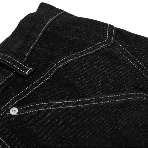 Men's Loose-Fit Pleated Scythe-Cut Wide-Leg Pants