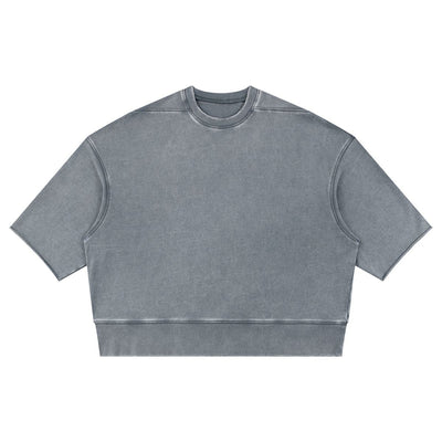 310G Snow Wash Cotton Crop Tee