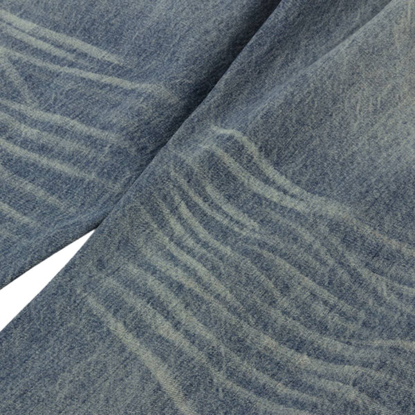 Washed Distressed Wide Leg Straight Denim Jeans