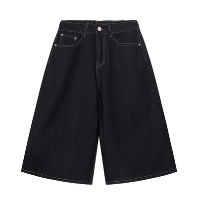 Deep Indigo Skate Fit Denim Shorts
