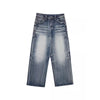 Risen Jeans Y2K High-Rise Wide-Leg Washed Jeans