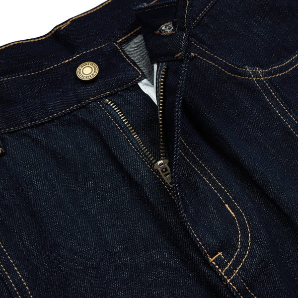 Patchwork Wide-Leg Cropped Denim Jeans