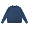 Vintage Snow Wash Relaxed Fit Cotton Knit Sweater