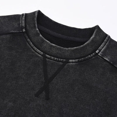 380G Heavyweight Vintage Wash Relaxed Fit Crewneck Sweatshirt