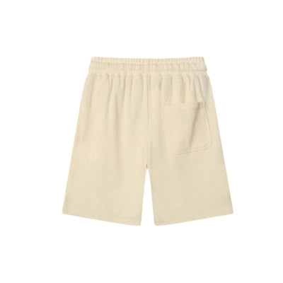 330G Cotton Blend Athletic Casual Waffle Shorts