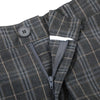 Plaid Multi-Pocket Cropped Cargo Shorts