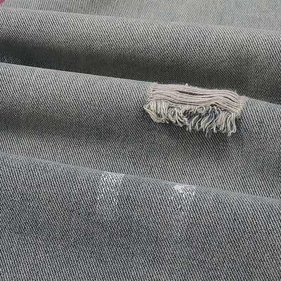 Paint Splatter Distressed Wide Leg Denim