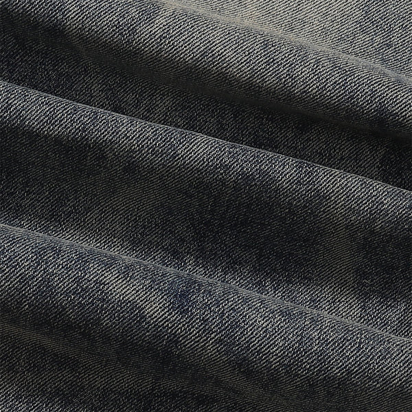 Decorative Rope Dark Wash Vintage Wide Leg Jeans