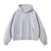 Solid Color Baggy Fleece Hoodie