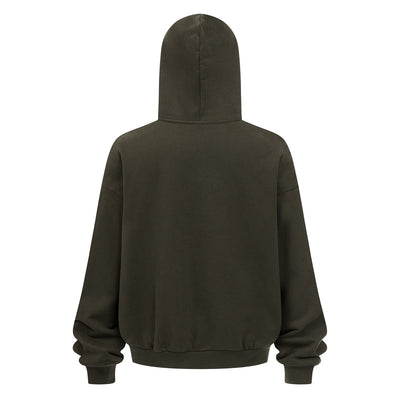 Fleece Lined Full Zip Front Hoodie