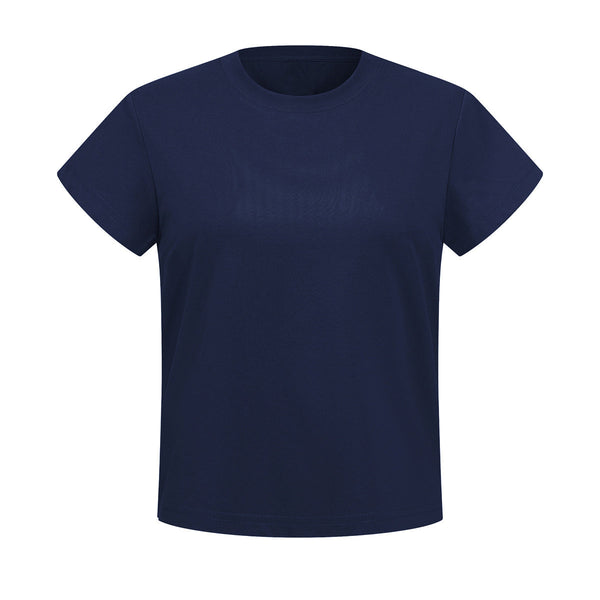 Classic Crew Neck Comfortable Versatile Everyday Tee
