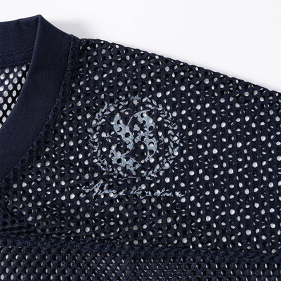 Retro Mesh Cropped Football Jersey Number 18