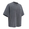 Utility Pocket Distressed Washed Oversized Street Tee