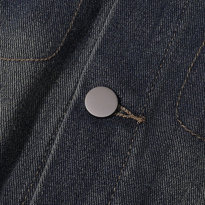 Plaid Patchwork Denim Trucker Jacket
