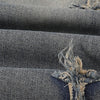 Distressed Patched Star Detail Jeans
