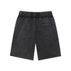 Stone-Washed Raw-Edge Sweat Shorts