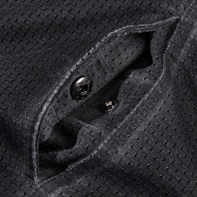 Lightweight Mesh Stand Collar Elastic Hem Zip Jacket