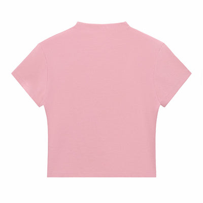 Minimal Textured Knit Fit T-Shirt