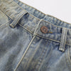 Ink Splash Vintage Wash Bermuda Shorts